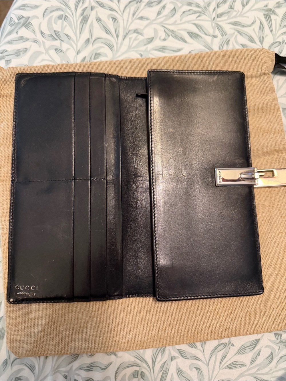 Vintage Gucci Tom Ford Black Leather Wallet - Picture 3 of 4